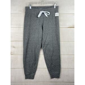 Calvin Klein Performance Joggers Womens M Gray Pull On Drawstring Sweatpants